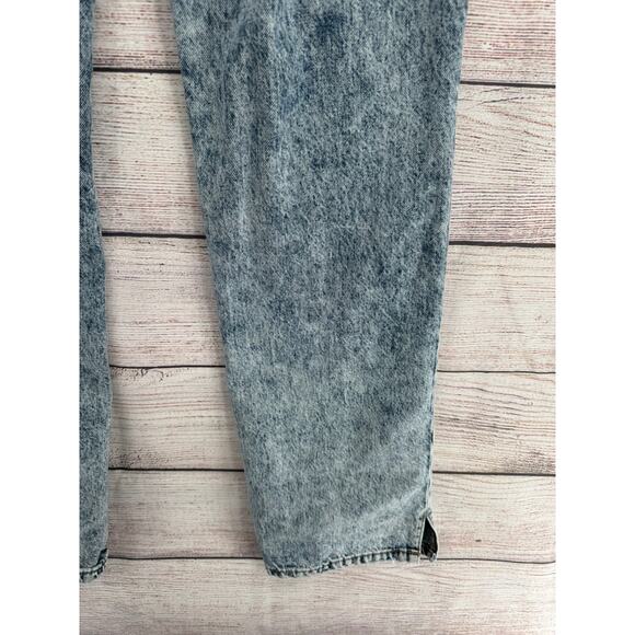 We the Free People Distressed Mineral Washed Straight Leg Jeans Womens 29 Blue - Picture 6 of 12